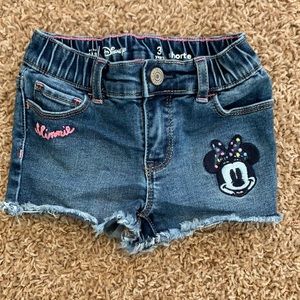 GAP Disney Minnie Mouse Jean Shorts - 3T